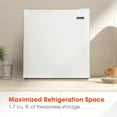 thumbnail image 3 of MAGIC CHEF 1.7-cu. ft. Mini Fridge in White, HMAR170WE, 3 of 19