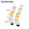 thumbnail image 2 of Fotbe Childish Dinosaur Calcetas Divertidas Estampadas para Hombre y Mujer, Calcetas de Algodón hasta la Rodilla para Caminar, Correr, Enfermería y Embarazo, 2 of 6
