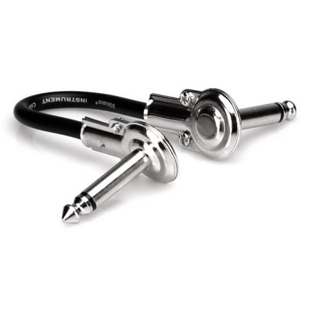 UPC: 0728736013162 | Hosa IRG-600.5 Low-Profile Right-Angle Guitar Patch Cable 6  6 Pack