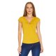 thumbnail image 1 of Blusa Mujer Sin manga Escote V Moda Casual Cómoda Mostaza 550336 amarillo EG Incógnita 550336, 1 of 5