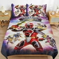 thumbnail image 6 of Power Rangers 3-Piece Bedding Set Duvet Cover Set Soft Warm And Comfortable Soft Bed Set with 1 Duvet Cover And 2 Pillowcases for Bedroom, 6 of 7