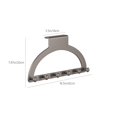 thumbnail image 3 of Over Door Hooks, No-Drill Wall Mounted Coat Rack, Heavy Duty Multi-Layer Space Saving Hanger for Clothes, Bags, Hats, Bedroom, Bathroom, Entryway, Home Organization Storage Solution, 3 of 8