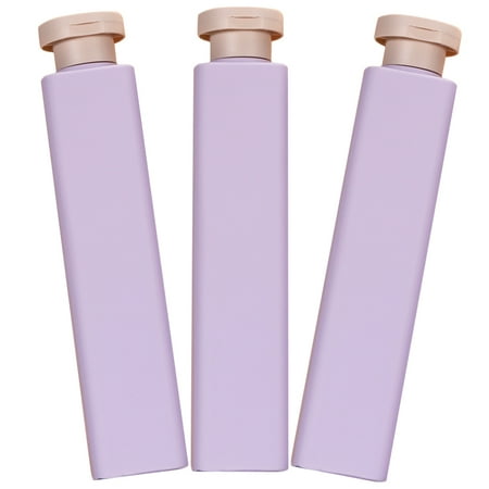 Hemobllo Shampoo Conditioner Bottles Nylon 3Pcs 7.8X1.6X1.6In Travel Containers