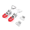 thumbnail image 1 of HLONK 2-Pack Metal Toggle Latch Clamp Hasp with Rubber Grip - Secure Locking for Cabinets  Boxes  Cases  and Drawers - Durable Anti-Corrosion  Spring-Loaded for Home  Office  and Shop Use, 1 of 9