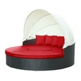 thumbnail image 4 of Modway Quest Canopy Outdoor Patio Daybed in Espresso Red, 4 of 9