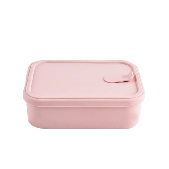 Silicone Bento Box Reusable Silicone Bento Lunch Container for Adults Microwave Dishwasher Freezer Safe (3 Compartments)
