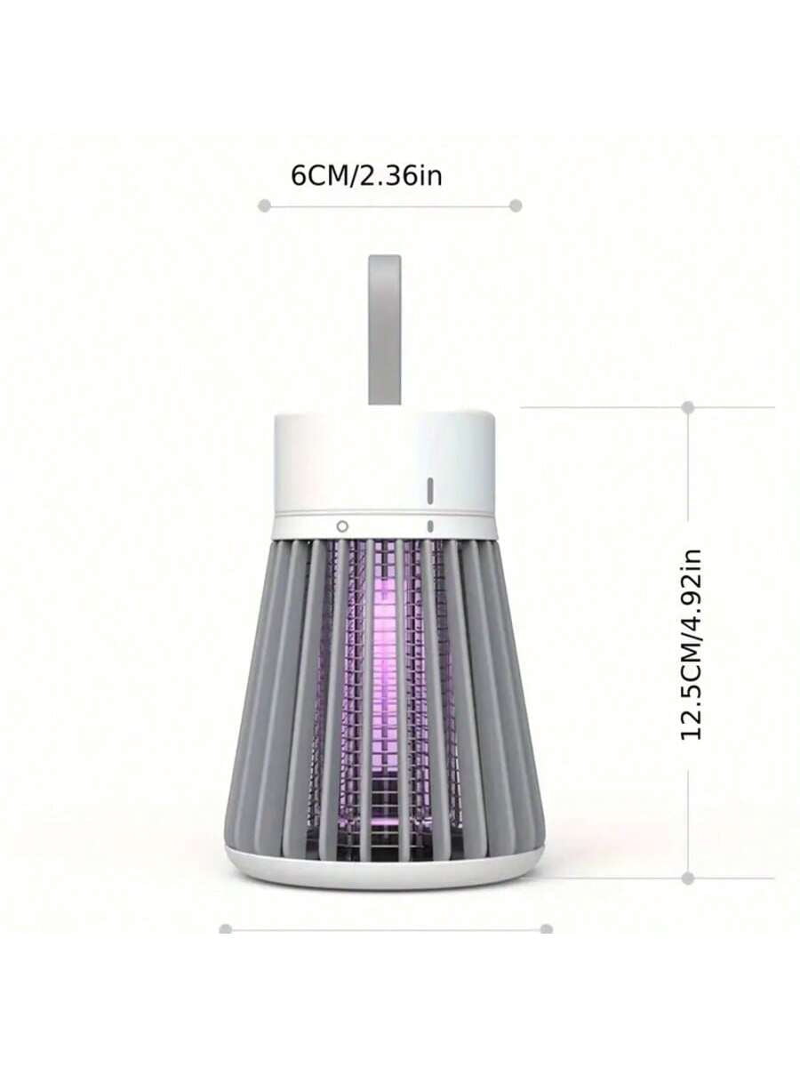 Electric LED Mosquito Killer Lamp for Indoor Use, Effectively Eliminates Mosquitoes, Flies, and Other Flying Insects, Includes Cleaning Brush