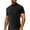 Black, variant on Meichang Mens Mock Neck Muscle Tops Slim Comfy Short Sleeve Golf Shirts for Men Casual Solid Color Sport T-Shirt Soft Stretchy Basic Tee Shirt for Workout