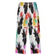 thumbnail image 2 of Iauyy Boys Pajama Pants for Boys-Cotton-Like Modal PJ Bottoms for Kids-Relaxed Fit-Soft Sleep Pants in Sizes 6Y-14Y (S-XL),Black Pineapple Shape, 2 of 8