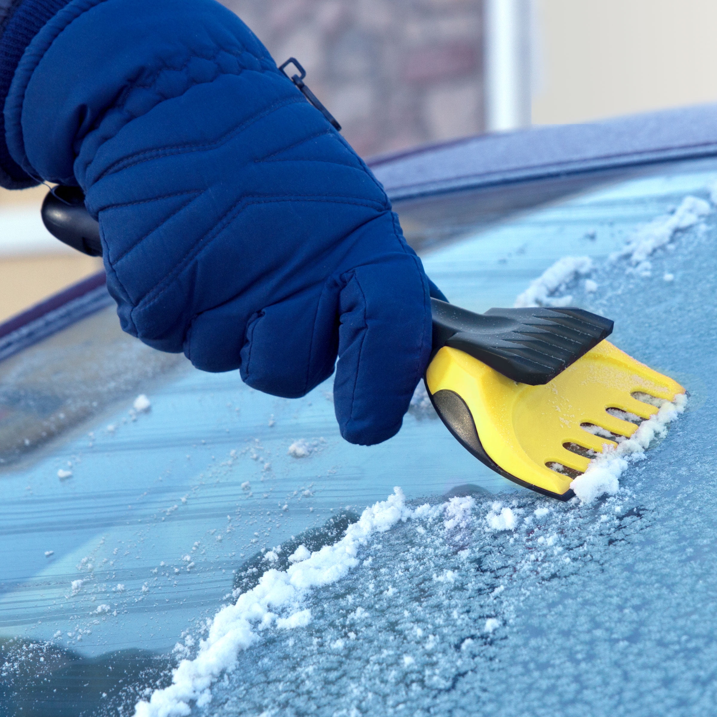 Rain-X 26 Ergo Car Snow Brush with Ice Scraper Tool, Black and Yellow,  Size 26, 1 Pack, 1220185025X 