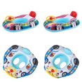 thumbnail image 1 of WUSUOWEI 4PCS Inflatable Car Shape Pool Float,Float Ring,Leg Openings Design Swimming Float Seat,Car Boat,Pool Floats with Steering Wheel and Backrest,Cute Car Pool Toys,Water Support for Party, 1 of 1