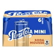 thumbnail image 2 of Pepsi Cola Soda Shop Cream Soda 6 x 222 ml, Mini cans, 2 of 11