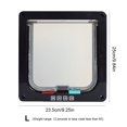 thumbnail image 4 of Puerta para Gatos A La Intemperie Seguridad Con Solapa Cerradura 4 Vías, 4 of 9