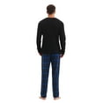 thumbnail image 3 of Apparonia Conjuntos de Pijamas para Hombre Ropa de Dormir a Cuadros Camisas y Pantalones de Manga Larga Conjunto de Pijama Ligero y Suave para Hombre con Bolsillos a Cuadros de Medianoche M, 3 of 6