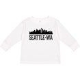 thumbnail image 3 of Inktastic Seattle Washington City Skyline Boys or Girls Long Sleeve Toddler T-Shirt, 3 of 5