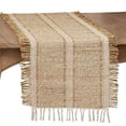 thumbnail image 2 of Fennco Styles Asiatic Grass Fringe Hand Woven Table Runner 16" W x 72" L - Natural Table Cover for Home Décor, Dining Table, Banquet, Family Gathering, Everyday Use and Special, 2 of 6