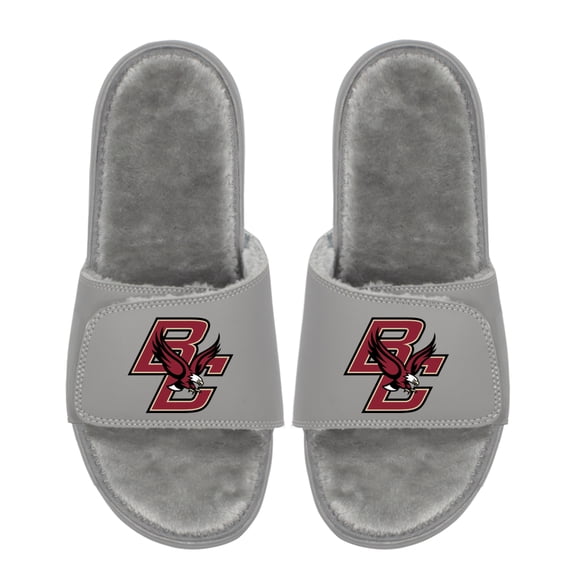 Unisex ISlide Boston College Eagles Logo Fur Slide Sandals