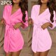 thumbnail image 1 of Batas Mujer Casual Hogar Seda Hielo Albornoz Camisón Pijamas Mujer, 1 of 9