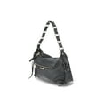 thumbnail image 5 of Madden NYC Women's Grommet Shoulder Handbag, Black, 5 of 5