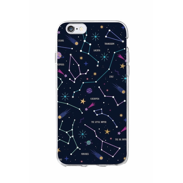 Coque de téléphone transparente souple pour iPhone, espace extra-atmosphérique, planète, Spacvier, Constellation, étoiles, lune, 14, 14Pro Max, 14Plus, 13Pro Max, 13, 12, 11 qiuyongming unisex