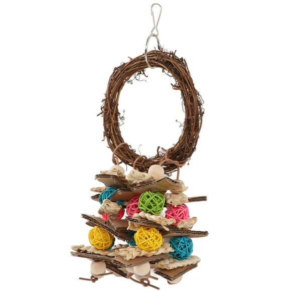 Cage Toys, Chewing Toys Relieve Anxiety Corn Husks For Parrots