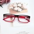 thumbnail image 3 of Gafas de presbicia de moda azul para personas de mediana edad y mayores, cuadradas, de resina HD, antirradiación, gafas de presbicia antifatiga, 3 of 4