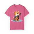 thumbnail image 2 of Cute Cat Playing Guitar Comfort Colors Unisex T-Shirt, 2 of 4
