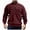 R226-Wine, variant on NOLDARES Men's Quarter Zip Up Lightweight Pullover Mock Neck Sweatshirts Long Sleeve Golf shirts Performance Athletic Casual,Dark Gray,XXL