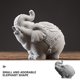 thumbnail image 2 of Escultura de elefante de arenisca tallada a mano, figura decorativa de animal, decoración artística para el hogar, adorno de elefante para jardín, 2 of 7