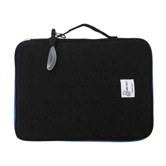 Funda para portátil Bewildely de nailon con protección suave 14-15 pulgadas Negro
