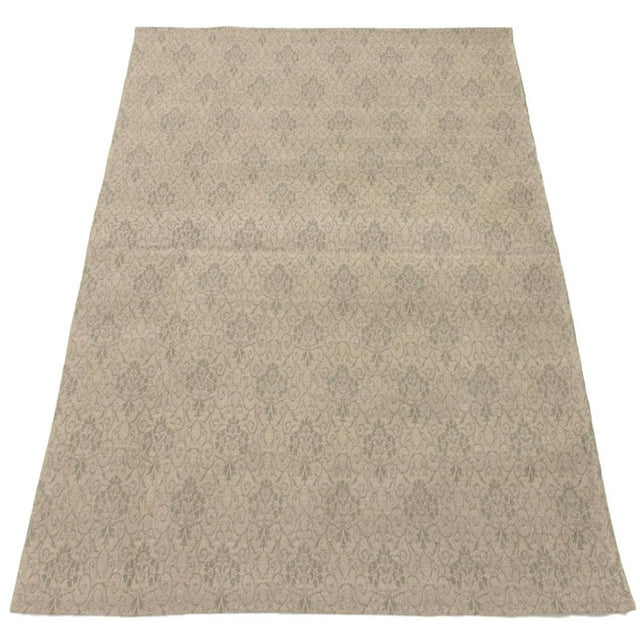 ECARPETGALLERY 4'9" x 6'9" Contemporary Collage Handmade Area Rug for Living Room, Dining Room and Bedroom in Grey