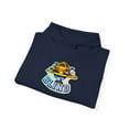 thumbnail image 3 of Skeleton Arrow Ranger Blind Creager Vintage Skateboard 2002 Classic Hoodie Print - L / Navy, 3 of 5