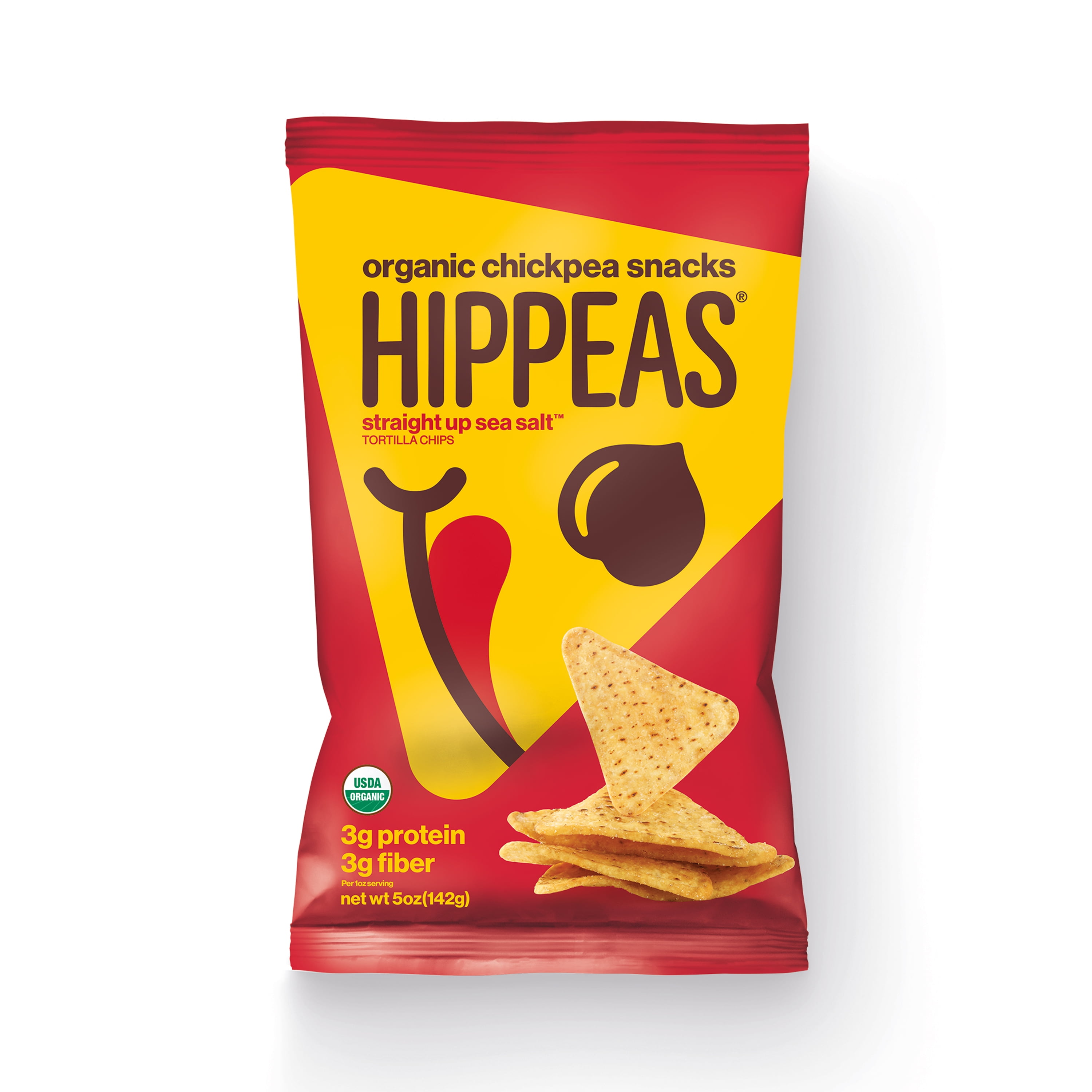 Hippeas Organic Vegan Sea Salt Chickpea Tortilla Chips, 5 Oz Walmart