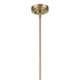thumbnail image 4 of 42200NBRCS Kichler Lighting Everly - 1 Light Pendant-15.5 Inches Tall and 14.25 Inches Wide-Natural Brass Finish-Clear Seeded Glass Color, 4 of 10