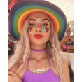 thumbnail image 5 of 6 Sets Women Mermaid Face Gems Glitter,Rhinestone Rave Festival Face Jewels,Crystals Face Stickers, Eyes Face Body Temporary Tattoos, 5 of 5