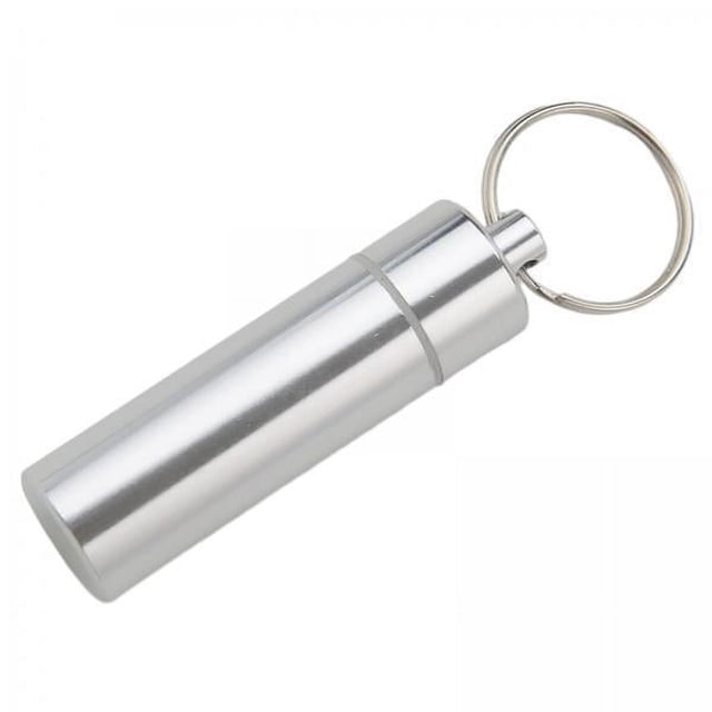 6x Pill Case Pill Organizer Botella liviana Botella impermeable Aleación de aluminio Píldor de envío Píldito de la pastilla 4 piezas