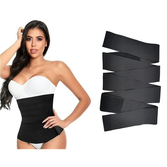 Women's Waist Trainer Wrap – Bandage Shapewear Belt for Tummy Control, Slimming Body Shaper, Adjustable Compression & Breathable Support