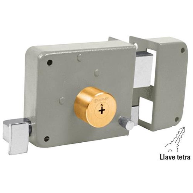 CERRADURA SOBREPONER INSTALAFACIL TETRA IZQ CAJA HERMEX 43577 Hermex CS-85I