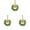 Beige, variant on 3 Pcs 9.8" Small Christmas Cabinets Wreaths Mini Wreaths for Kitchen Window Chair Backs with Ribbon Bell Artificial Greenery for Farmhouse Holiday Decoration