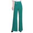 thumbnail image 2 of Stephy Women's New Thin Elastic Loose Large Size Korean Version of Everything Long Trousers Casual Trousers Haren, Black, L, 2 of 3