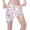 thumbnail image 3 of Geaub Summer with Flamingo Women's Short Wrap Skirt, Beach Sun Protection Shawl, Swimsuit Bra, Swimwear Tunic, 3 of 7
