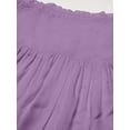 thumbnail image 4 of DressBerry Women’s Solid Viscose Rayon Square Neck Smocked Bust Flared Hem Adjustable Strapped Shoulders Light Weighted Casual&nbsp;Summerwear Beachwear Partywear All Purpose One Piece Dress, 4 of 7