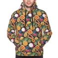 thumbnail image 4 of Hoodies for Men - Tropical Fruits Long Sleeve Comfrt Men'S Fashion Hoodies & Sweatshirts, Sweatshirts for Men Hoodies Pullover Clothing Clothes with Pouch, 4 of 7