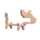 thumbnail image 1 of Estante grande para vino, estante de madera para vino, estante para vino, adornos para cerdos, adornos para gabinete de vino, organizador de café, 1 of 5