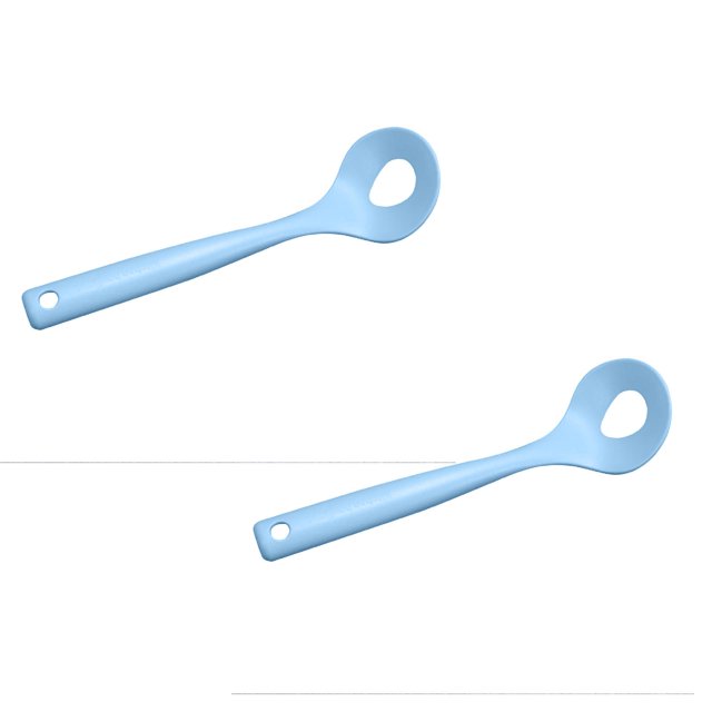 Oleegame 2PC Stainless Steel Cutlery Set Homemade Meatballs Plastic Pressing Meatballs Creative Machine Blue
