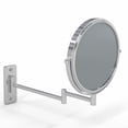 thumbnail image 5 of Aptations 7.75" Double Sided Mirror - 1X & 5X Magnification | Wall Mount with 13" Arm Extension | Concealed Mounting Hardware| Decorative Makeup Mirror for Bedroom & Bathroom (Chrome), 5 of 8