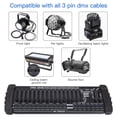 thumbnail image 3 of Black DMX and MIDI Operator 384 Channel Light Controller for Live Concerts KTV DJs Clubs, 3 of 5