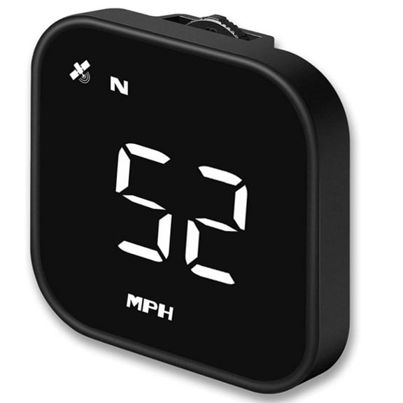 XZZ Digital GPS Speedometer, Car Universal HUD Head Up Display with Speed MPH, Compass Driving Direction, Fatigue Driving Reminder, Overspeed Alarm Trip Meter, for All Vehicle (G10)