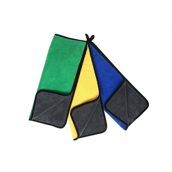IH Casa Decor Super Absorbency Microfibre Cleaning Towel Asstd - Set of 3