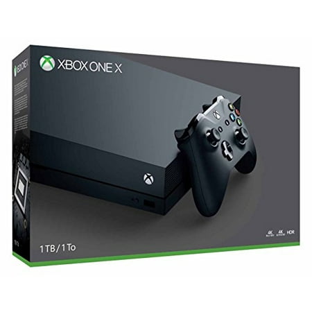 Walmart Premium Used Microsoft Xbox One X 1TB Console, Black, CYV-00001